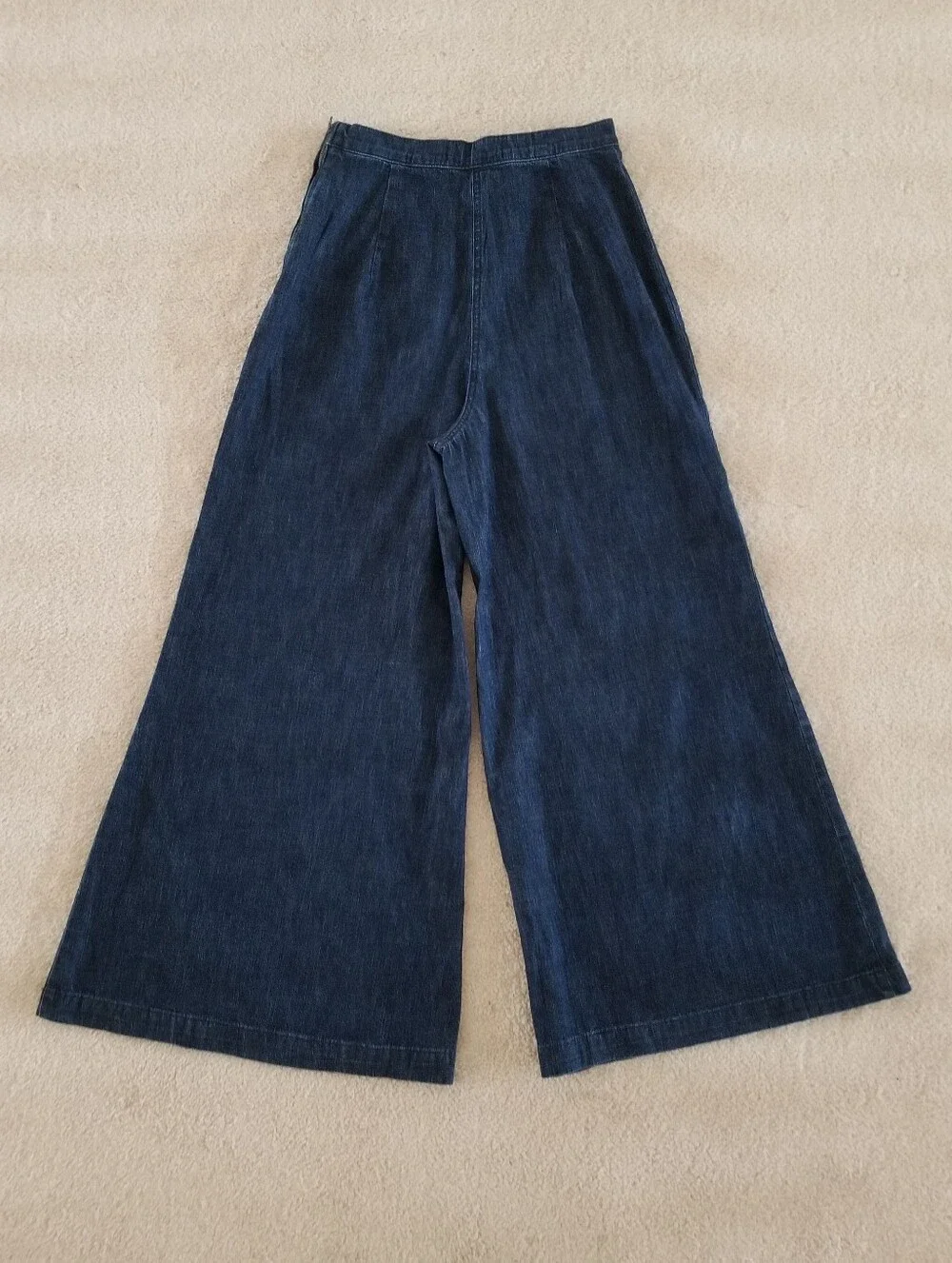 Rachel Comey Absolute Wide Leg Crop Dark Wash Jeans Size 2